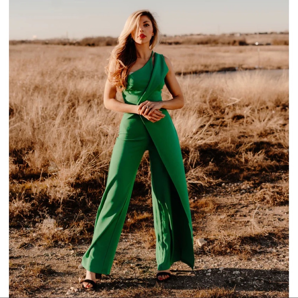 One Shoulder Asymmetrical Jumpsuit, NWOT